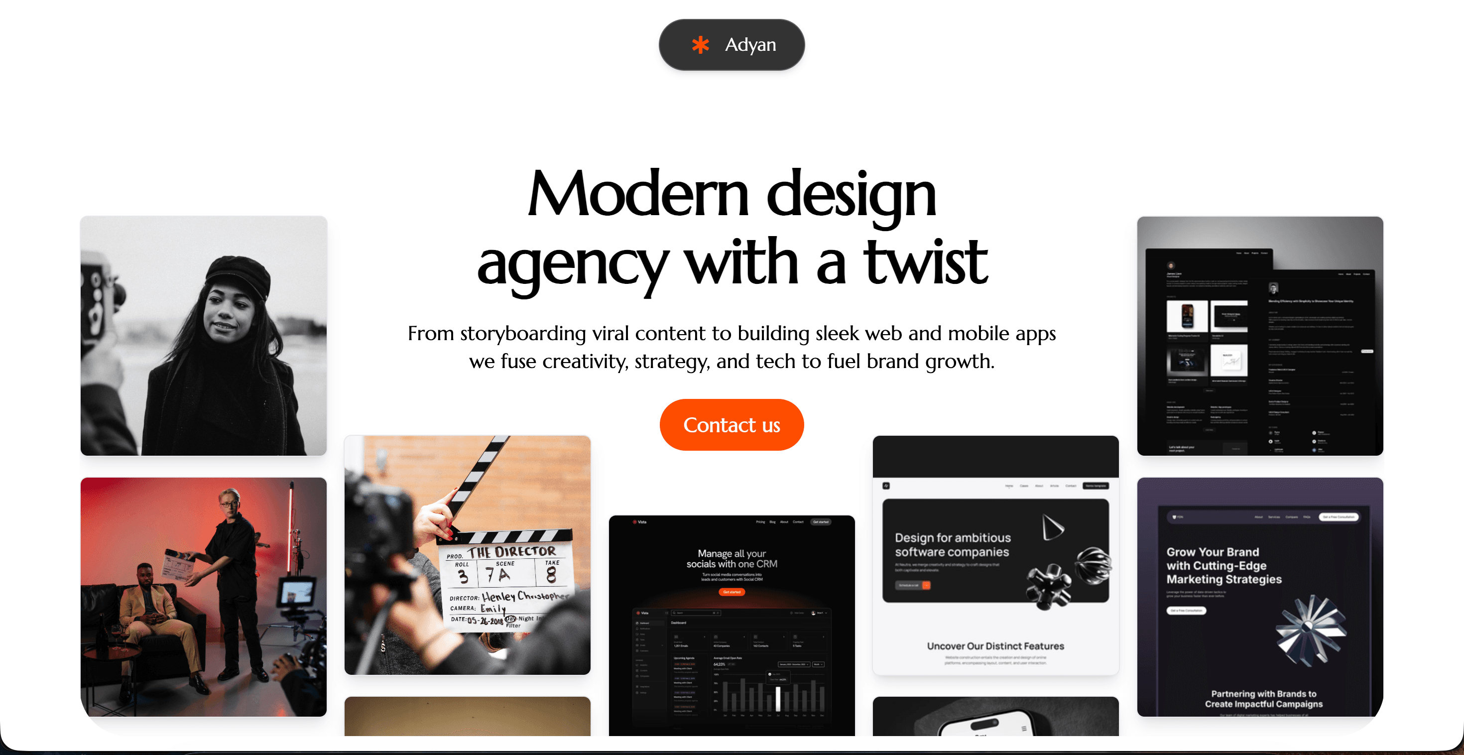Adyan Digital Agency website